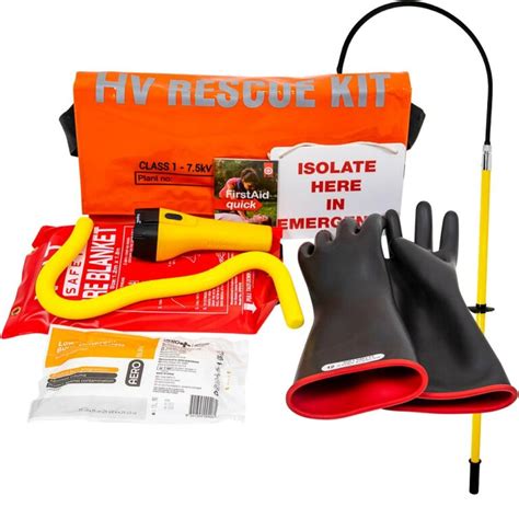 high voltage rescue kits.